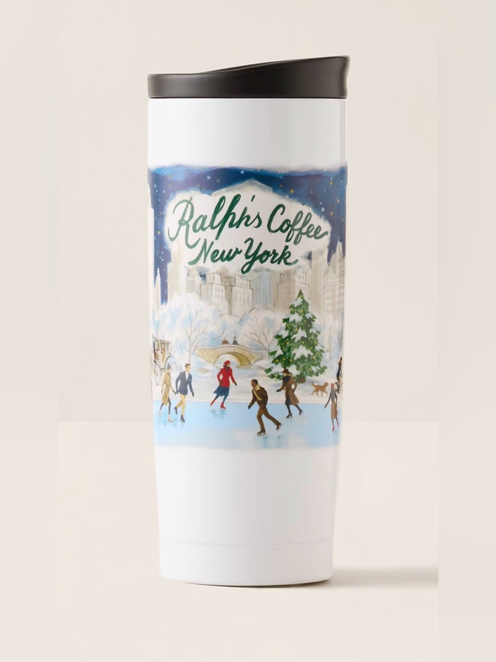 POLO RALPH LAUREN RALPH’S COFFEE NEW YORK HOLIDAY Stainless Hot Cold Tumbler